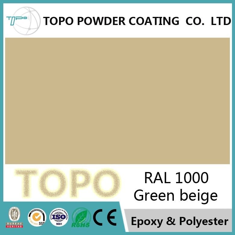 Grüner Pulver-Mantel RAL 1000, super dauerhafte Polyester-Pulver-Beschichtung für Metall