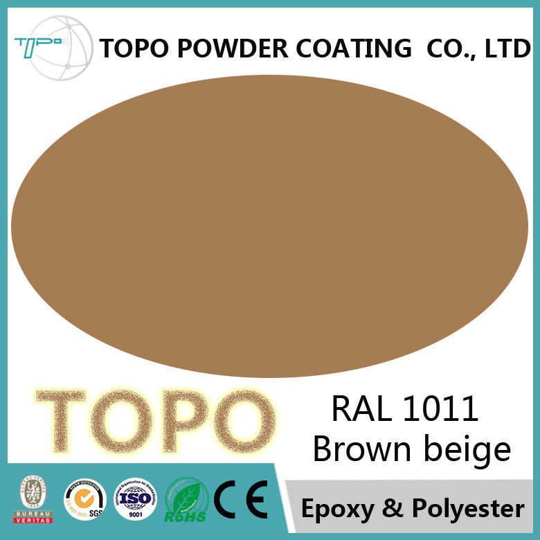 Pulver-Epoxidfarbe für Stahlrohr, beige Pulver-Beschichtung 1011 RAL Brown im Freien